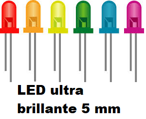 LED ultra brillante 5mm